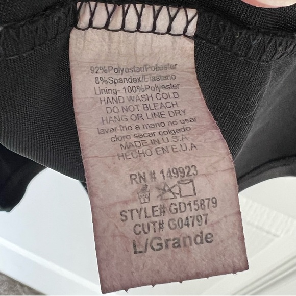 Windsor Junior Women’s Black Satin Mini Dress Draped Sweetheart Cocktail Size L - Picture 13 of 13